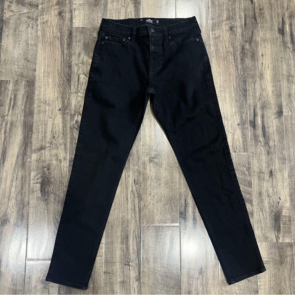 Hollister Men’s Athletic Skinny Jeans Black Advanced Stretch 30W x 32L